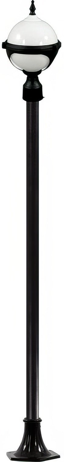 Dabmar Lighting GM9721-L9-40K-B black post light & pole