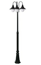 Dabmar Lighting GM9903-B black post light fixture