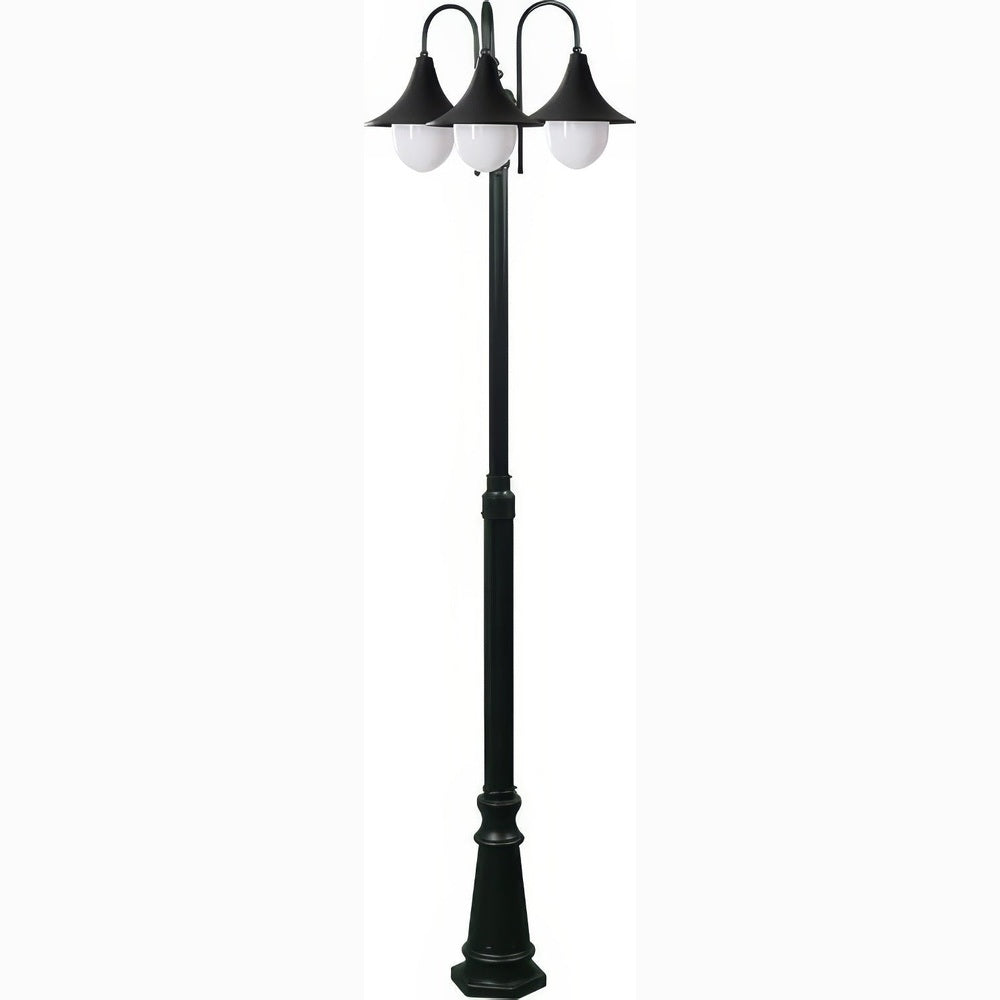 Dabmar Lighting GM9903-L54-30K-B black post light & pole