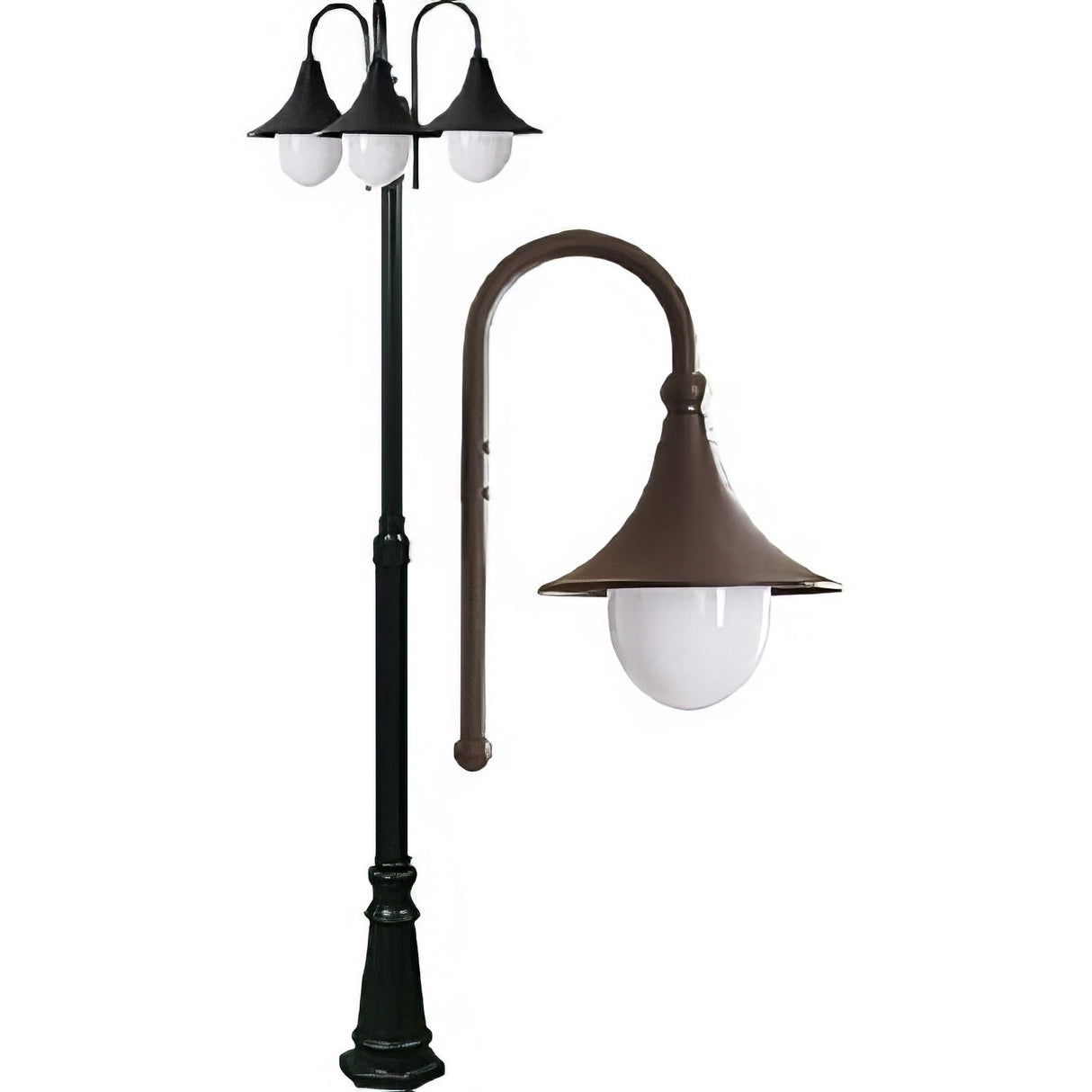 Dabmar Lighting GM9911-BZ bronze post light fixture