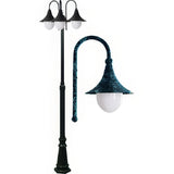 Dabmar Lighting GM9911-VG verde green post light fixture