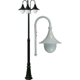 Dabmar Lighting GM9911-W white post light fixture