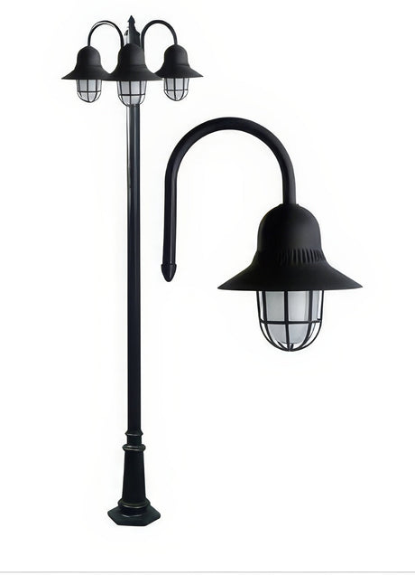 Dabmar Lighting GM9913-B black post light fixture