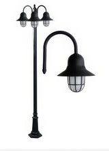 Dabmar Lighting GM9913-B black post light fixture