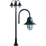 Dabmar Lighting GM9913-VG verde green post light fixture
