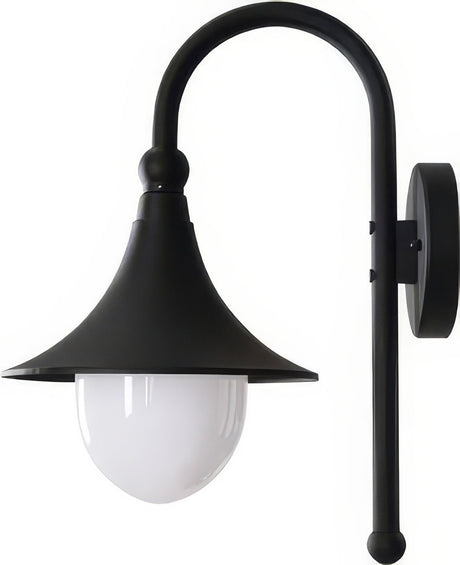 Dabmar Lighting GM996-L6-30K-B black outdoor wall light fixture
