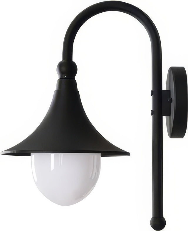 Dabmar Lighting GM996-L6-30K-B black outdoor wall light fixture