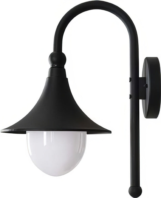 Dabmar Lighting GM996-L9-40K-B black outdoor wall light fixture