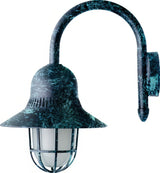 Dabmar Lighting GM997-L18-65K-VG verde green outdoor wall light fixture