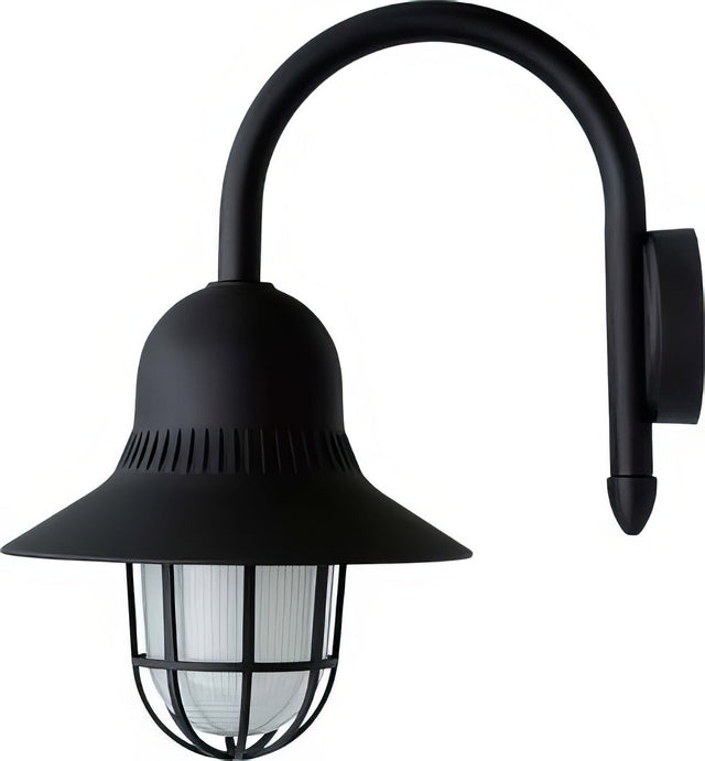 Dabmar Lighting GM997-L9-40K-B black outdoor wall light fixture