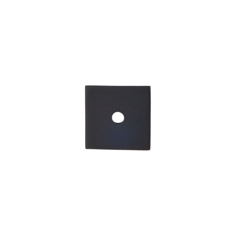 Top Knobs TK94BLK Square Knob Backplate Flat Black