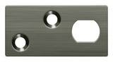 Deltana GP12EFB15A antique nickel flush bolt