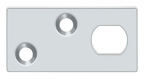 Deltana GP12EFB26 black flush bolt