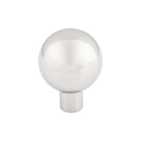 Top Knobs TK762PC Brookline 1 1/8" Diameter Round Knob Polished Chrome