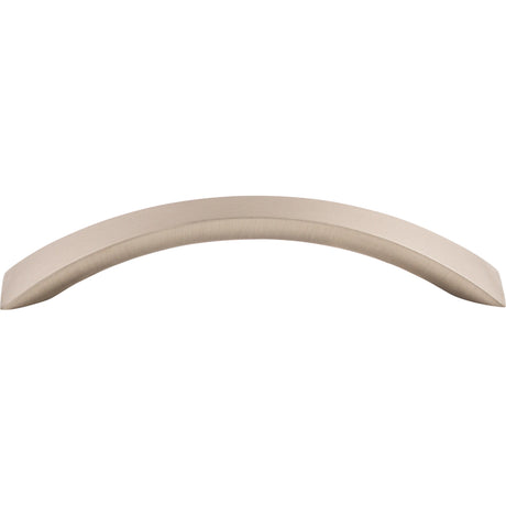 Top Knobs M1146 Crescent Flair 5 1/16" Center to Center Bar Pull Brushed Satin Nickel
