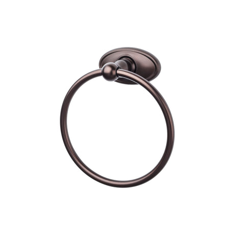 Top Knobs ED5ORBC TOP BATH (R) Edwardian Bath Towel Ring Oil Rubbed Bronze