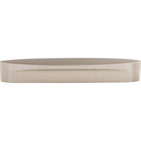 Top Knobs TK75BSN Oval Long Slot 5" Center to Center Bar Pull Brushed Satin Nickel