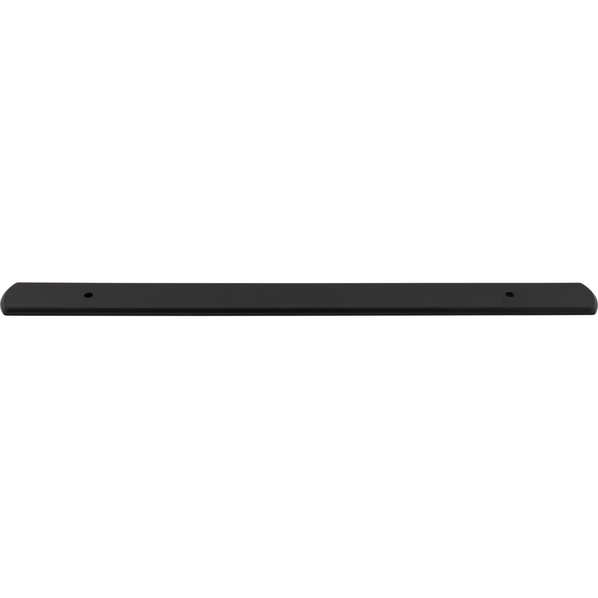 Top Knobs TK3277BLK Wescott 12" Center to Center Pull Backplate Flat Black