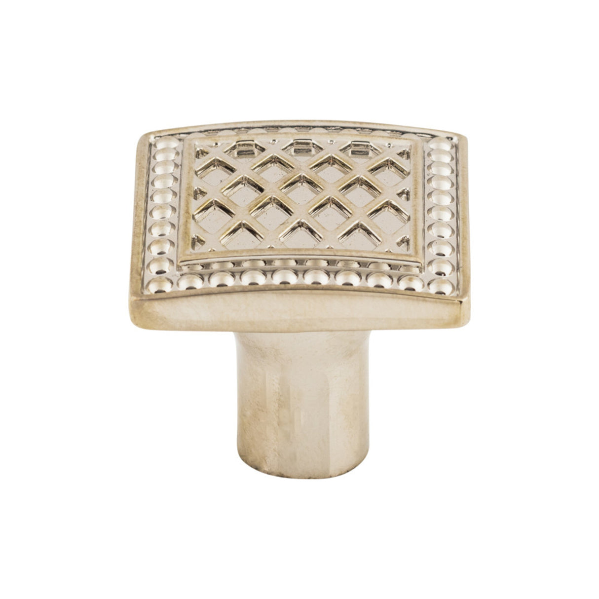 Top Knobs TK174PN Trevi 1 1/4" Length Square Knob Polished Nickel