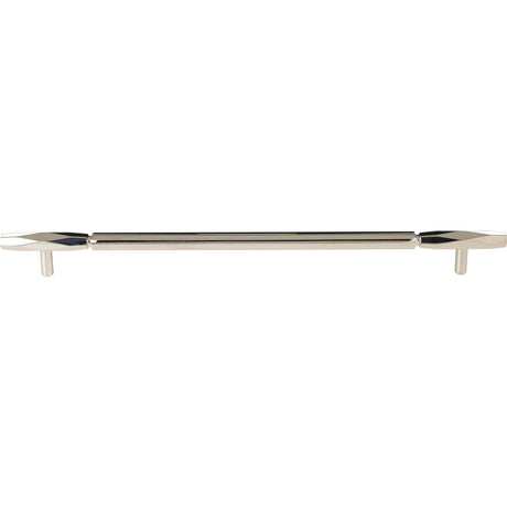Top Knobs TK3086PN Kingsmill 12" Center to Center Bar Pull Polished Nickel