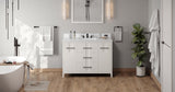 Jeffrey Alexander Katara 48" White Single Sink Bathroom Vanity with White Quartz Top - 8 in. Widespread Faucet Top product image 6