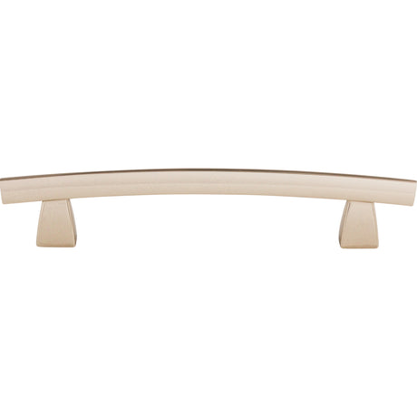 Top Knobs TK4PN Arched 5" Center to Center Bar Pull Polished Nickel