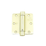 Hager 12513123.1 polished brass spring hinge