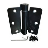 Hager 175131210R 17513 3.5" x 3.5" Mortise Spring Hinge with 1/4" Radius Corner Antique Bronze Matte Lacquered