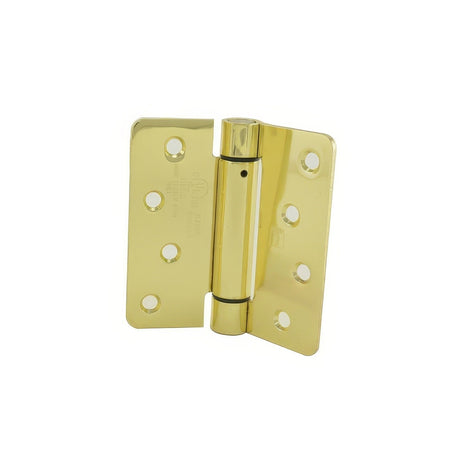 Hager 175143 polished brass spring hinge
