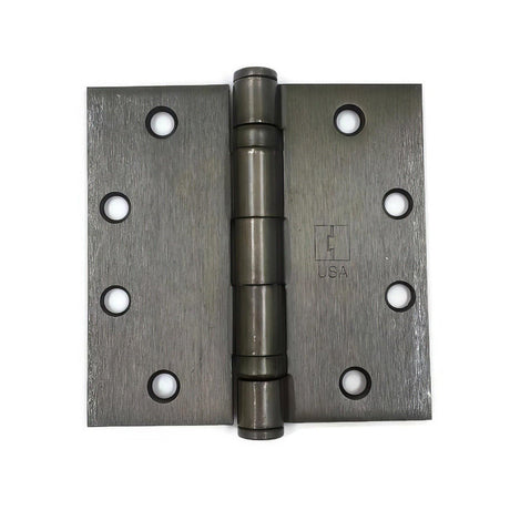 Hager BB127941210A BB12794.5 4-1/2 x 4-1/2 Inch Full Mortise Standard Weight Ball Bearing Hinge Dark Bronze