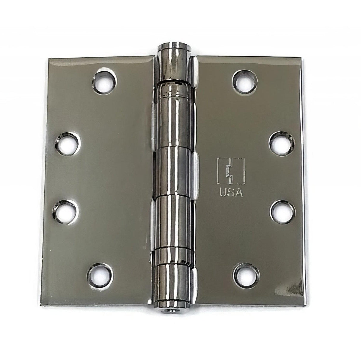 Hager BB127941226 BB12794.5 4-1/2 x 4-1/2 Inch Full Mortise Standard Weight Ball Bearing Hinge Bright Chrome