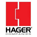 Hager RC127931210D14 RC127931 3.5" x 3.5" 1/4" Radius Full Mortise Plain Bearing Hinge Black Nickel