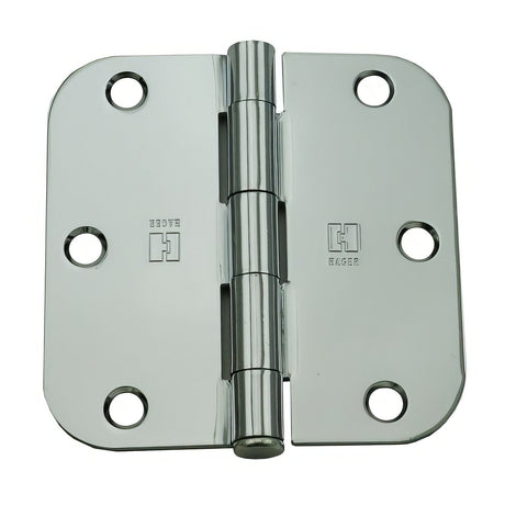 Hager RC184231226EA58 bright chromium plated plain bearing hinge