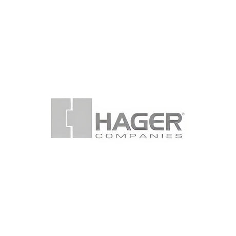 Hager RC18434458 satin brass plain bearing hinge