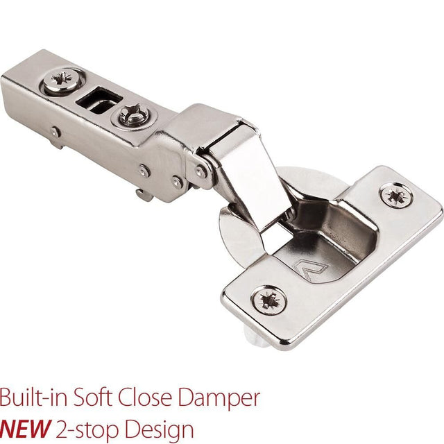 Hardware Resources 700.0179.25 polished nickel crank cam adjustable heavy duty soft close hinge