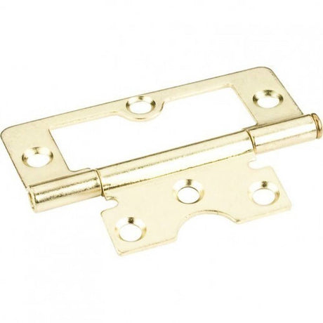 Hardware Resources 9802PB polished brass non mortise hinge