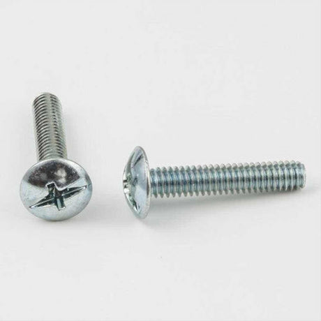 Hardware Resources 32X0780-B 8/32" x 7/8" Zinc Plated Phillips Slotted Combo Drive Truss Head Machine Screw