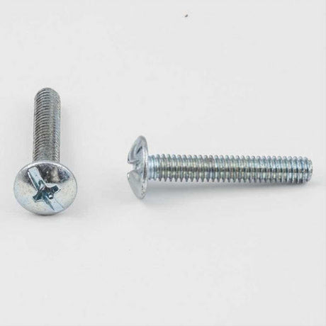 Hardware Resources 32X1001-B 8/32" x 1" Zinc Plated Phillips Slotted Combo Drive Truss Head Machine Screw