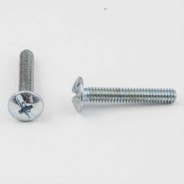 Hardware Resources 32X1001-B 8/32" x 1" Zinc Plated Phillips Slotted Combo Drive Truss Head Machine Screw