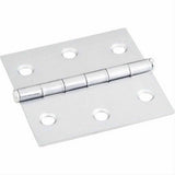 Hardware Resources 33524BC Antique Brass 2-1/2" x 2-1/2" Swaged Butt Hinge Chrome