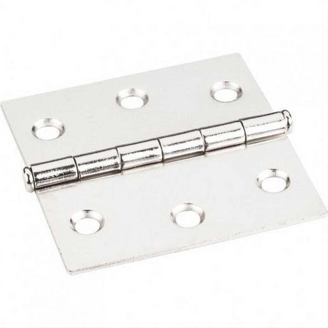 Hardware Resources 33524BN Antique Brass 2-1/2" x 2-1/2" Swaged Butt Hinge Bright Nickel