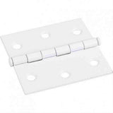 Hardware Resources 33524BWH Antique Brass 2-1/2" x 2-1/2" Swaged Butt Hinge Bright White