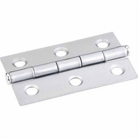 Hardware Resources 33527BC 2-1/2" x 1-1/2" Single Half Swaged Butt Hinge Brushed Chrome