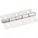 Hardware Resources 33527BN 2-1/2" x 1-1/2" Single Half Swaged Butt Hinge Bright Nickel