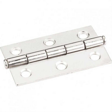 Hardware Resources 33527BN 2-1/2" x 1-1/2" Single Half Swaged Butt Hinge Bright Nickel