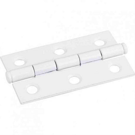 Hardware Resources 33527BWH 2-1/2" x 1-1/2" Single Half Swaged Butt Hinge Bright White
