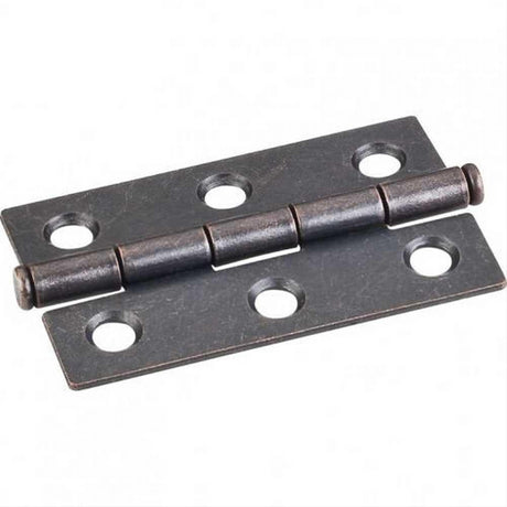 Hardware Resources 33527DACM 2-1/2" x 1-1/2" Single Half Swaged Butt Hinge Distressed Antique Brass
