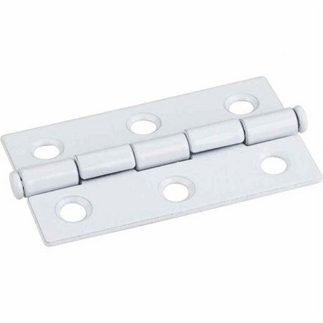 Hardware Resources 33527WH 2-1/2" x 1-1/2" Single Half Swaged Butt Hinge White