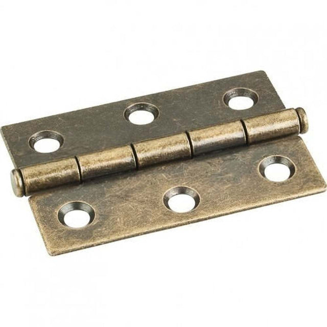 Hardware Resources 33528AB brushed antique brass butt hinge