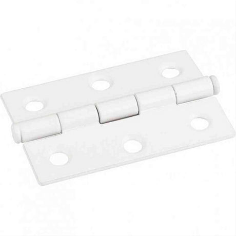 Hardware Resources 33528BWH 33528 2-1/2" x 1-11/16" Single Full Swaged Butt Hinge Bright White